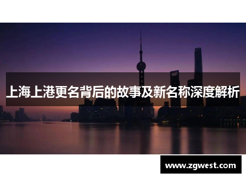 上海上港更名背后的故事及新名称深度解析